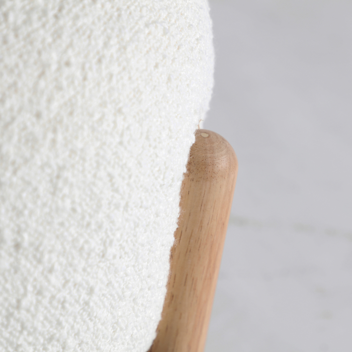 Taburet Nordic alb | Taburete moderne confortabile [4]