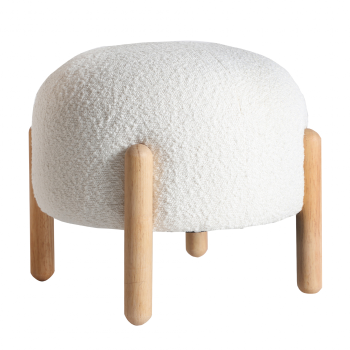 Taburet Nordic alb | Taburete moderne confortabile [2]