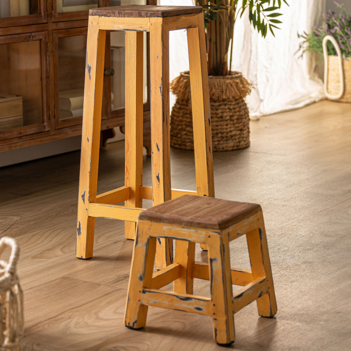 Taburet Kitsch lemn|Tabureti premium living [4]