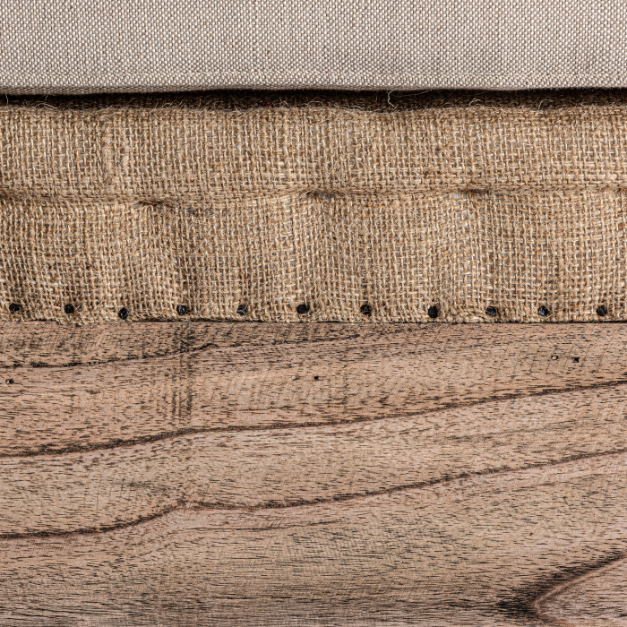 Taburet provensal mango crem|Taburete confortabile [5]