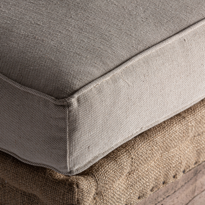 Taburet provensal mango crem|Taburete confortabile [3]