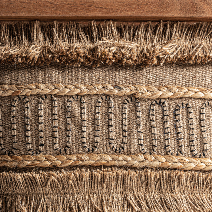 Taburet boho mango bumbac iuta|Taburete confortabile [5]