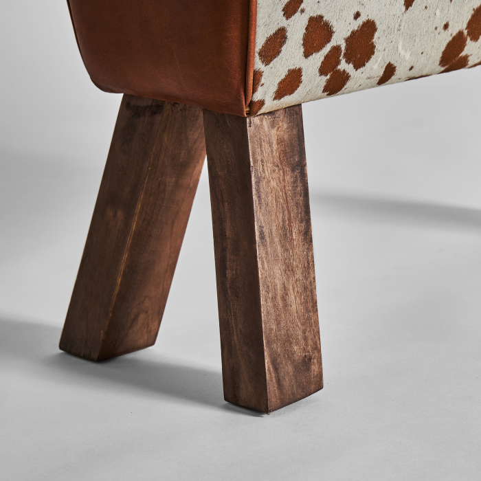 Taburet scandinav mango piele|Taburete moderne [4]