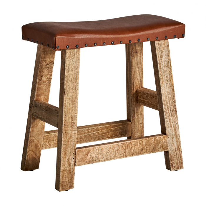 Taburet scandinav mango piele|Taburete moderne [2]
