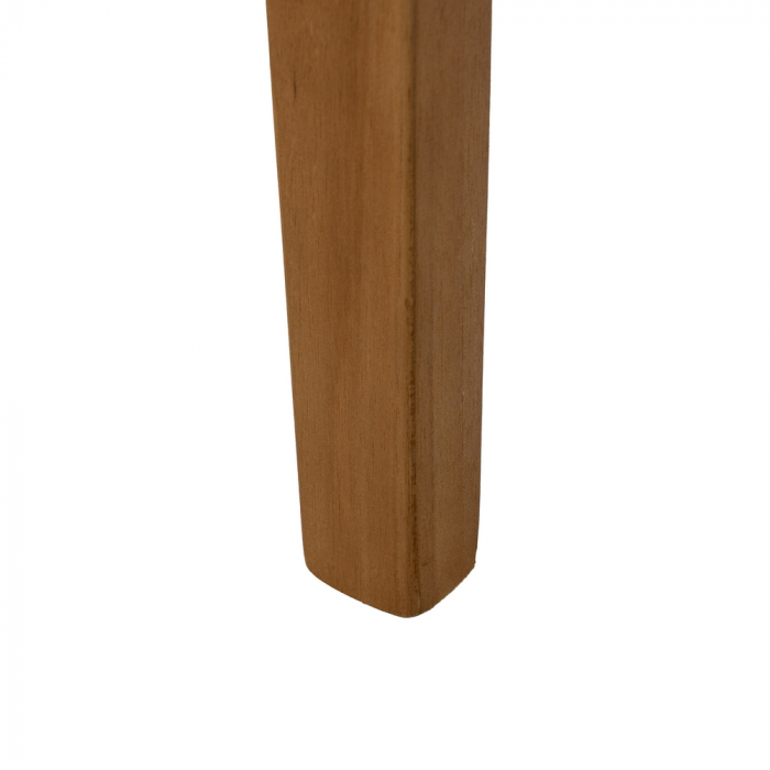 Taburet lemn tec cu impletitura naturala|Tabureti decorativi pentru interioare organice [7]