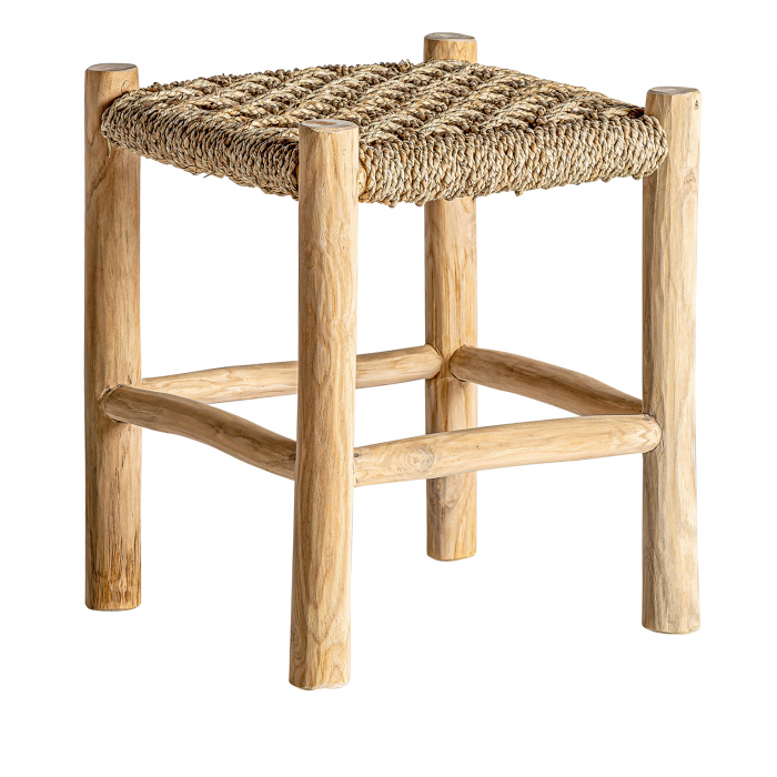 Taburet colonial lemn tec|Taburete versatile [2]