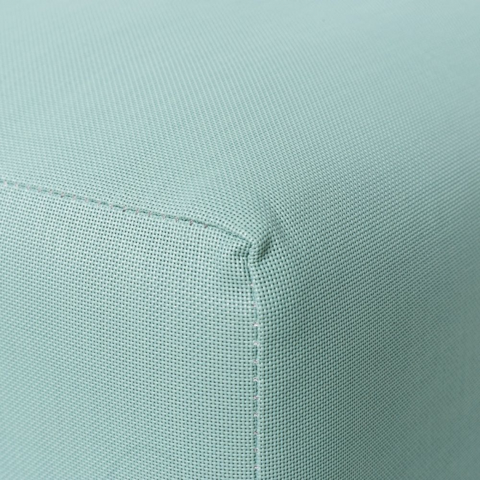 taburet IO – pastel verde, textil outdoor, formă cubică [2]
