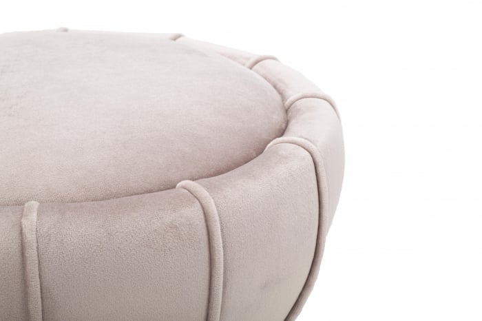 Taburet Floare,bej/auriu,catifea - creativdeco.ro [5]