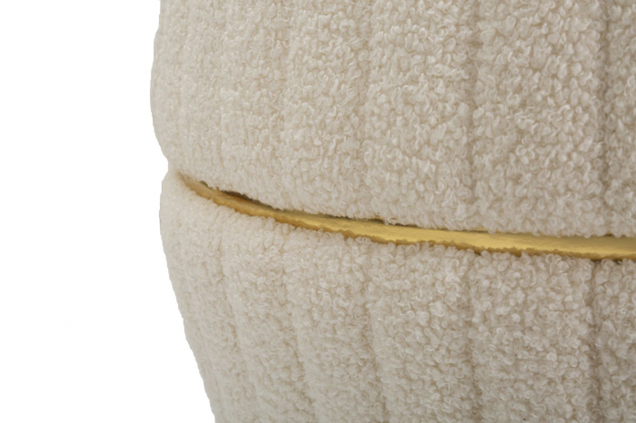 Taburet Iceland Plus, bucle crem - creativdeco.ro [5]