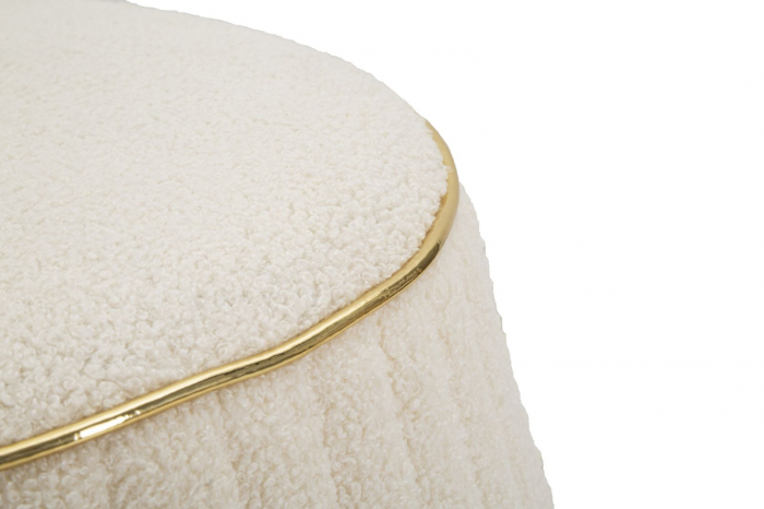 Taburet Iceland Plus, bucle crem - creativdeco.ro [4]