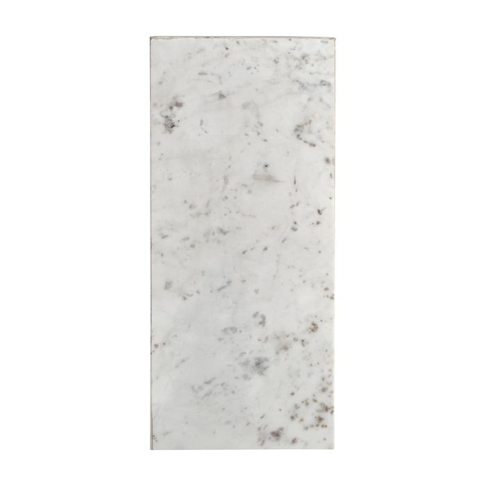 Taburet înalt din marmură beige cu design sculptural Bradest [2]