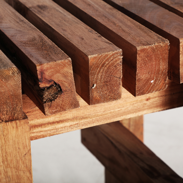 Taburet lemn mahogany etnic|Mobilier living premium [4]
