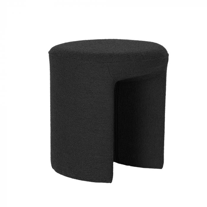 Taburet decorativ negru cu design sculptural Gate [2]