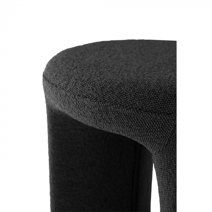 Taburet decorativ negru cu design sculptural Gate [4]