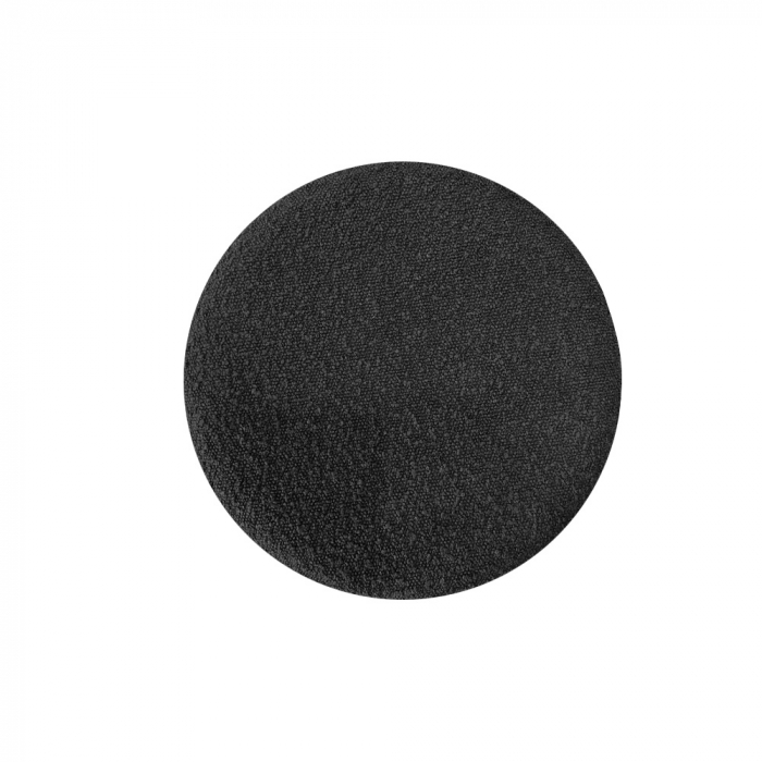Taburet negru cilindric textil modern Tube [2]