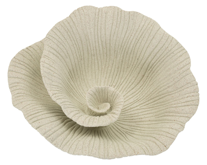 Tavă decorativă în formă de floare nisipiu [2]