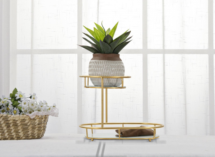 Tava Decorativa 2 Nivele | Organizator Hol Glam | CreativDeco [4]