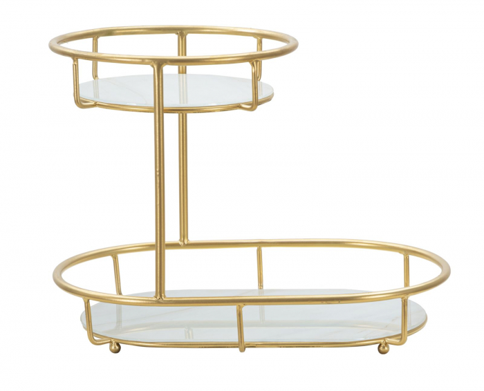 Tava Decorativa 2 Nivele | Organizator Hol Glam | CreativDeco [1]