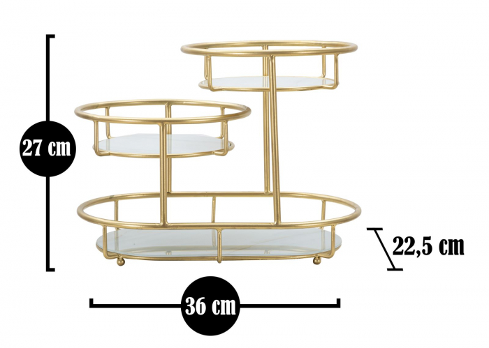 Tava Eleganta 3 Nivele | Organizare Obiecte Mici | CreativDeco [6]