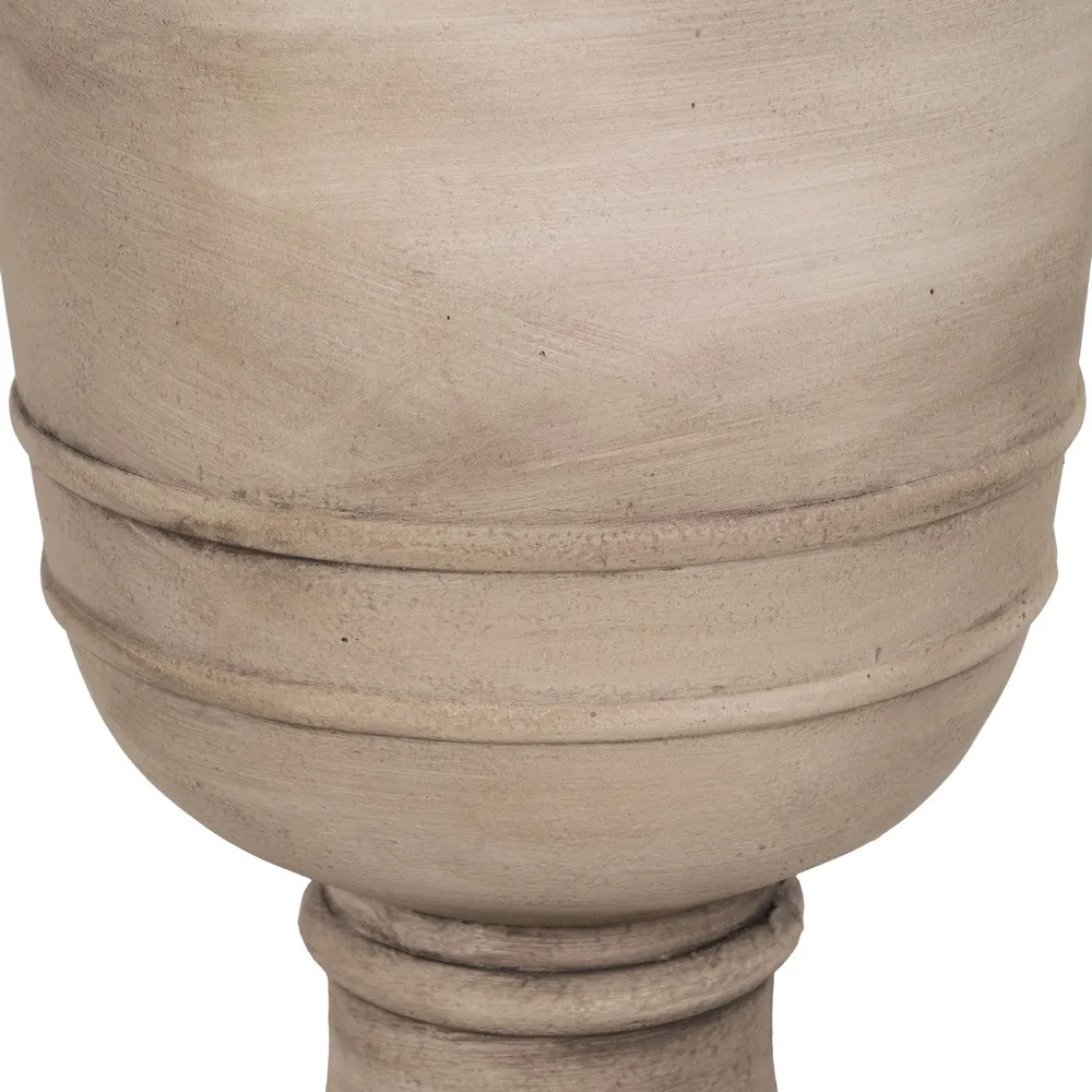 Urna pentru flori bej vintage | Urne decorative exterior [3]