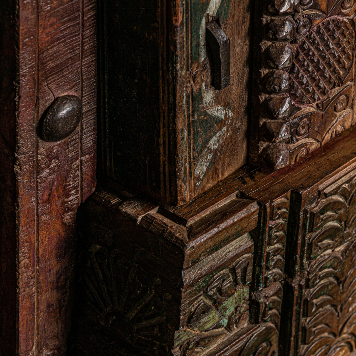 Usa etnica antica lemn tec|Usi vintage autentice [4]