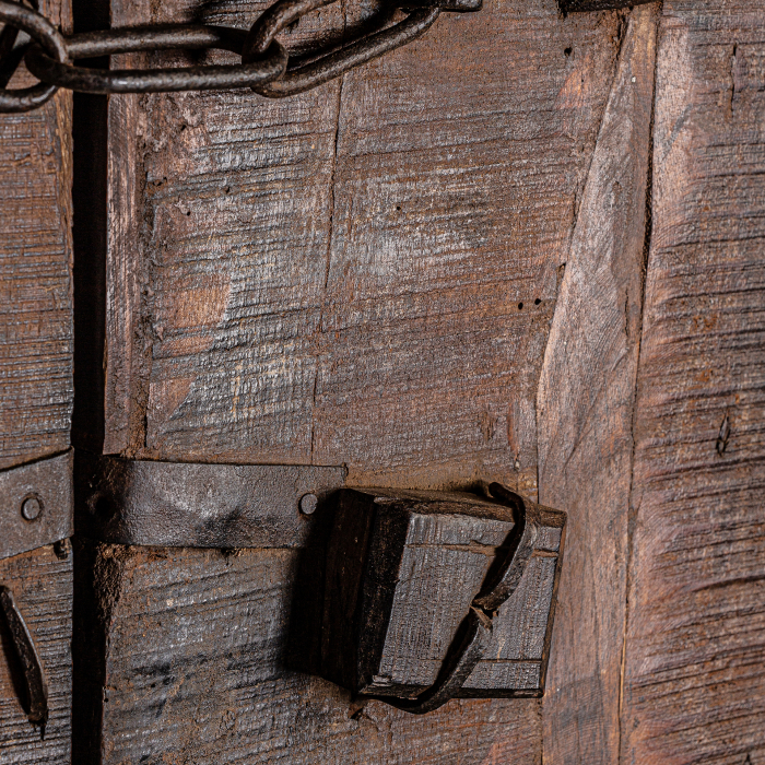 Usa etnica antica lemn tec|Usi vintage autentice [6]