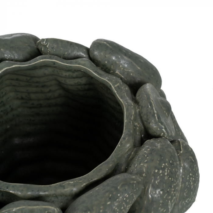 Vas Decorativ Verde Gri CreativDeco - Accent de Lux pentru Decor Interior [4]