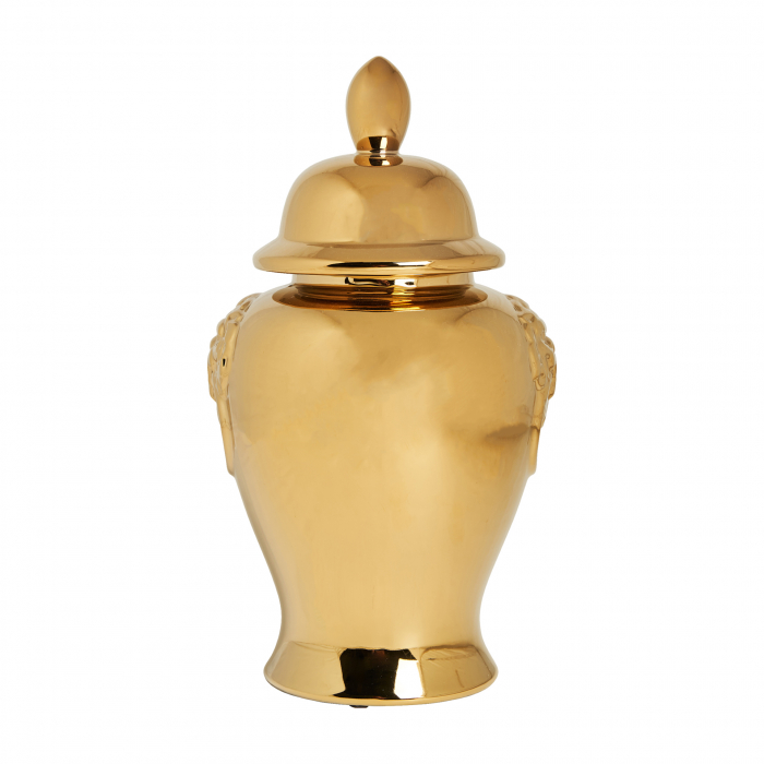 Vas decorativ Art Deco ceramica aurie|Vase decorative luxoase [1]