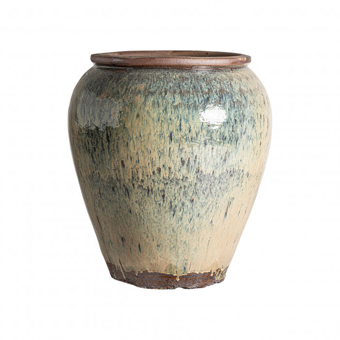 Vas decorativ unicat vintage ceramica bej|Vase decorative elegante [2]
