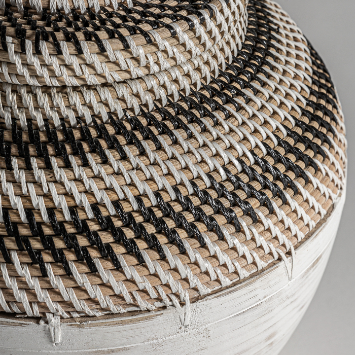Vas decorativ etnic ratan|Vaze decorative compacte [3]