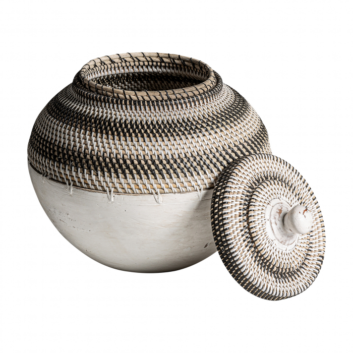 Vas decorativ etnic ratan|Vaze decorative naturale [2]