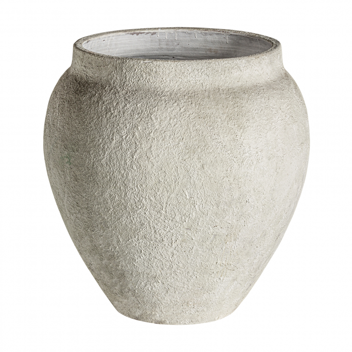 Vas decorativ contemporan teracota alb antic|Vaze elegante [2]