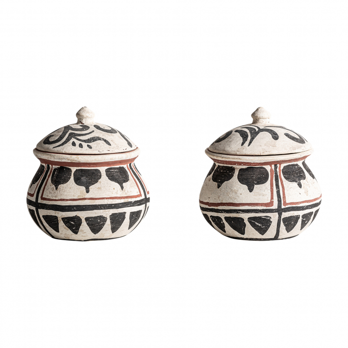 Vas decorativ Kase teracota|Vase etnice tribale [2]