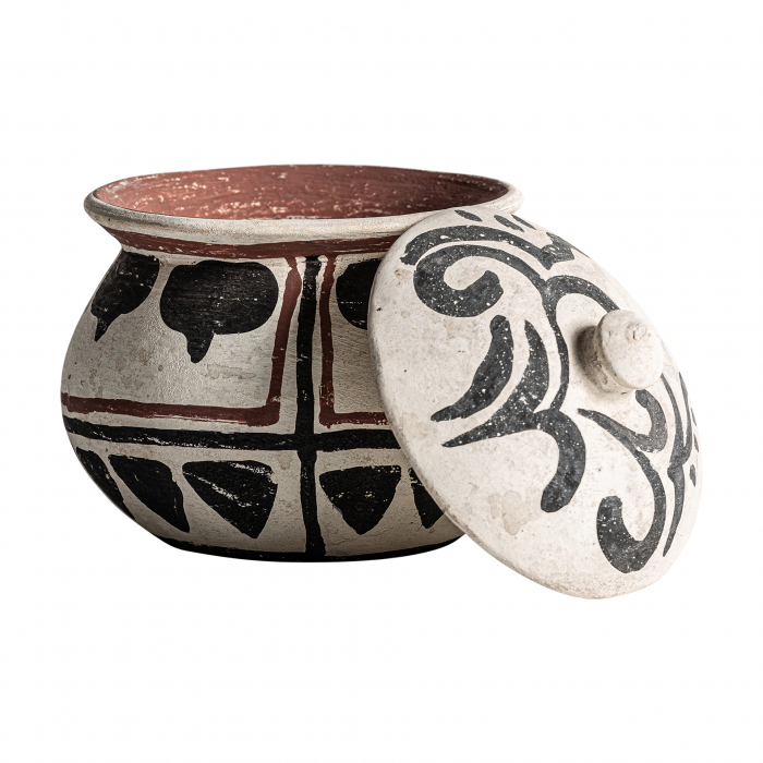 Vas decorativ Kase teracota|Vase etnice tribale [3]