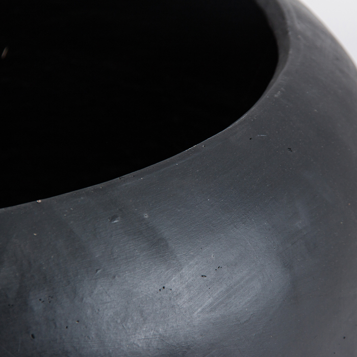 Vas decorativ teracota neagra colonial|Vase decorative unicat [2]