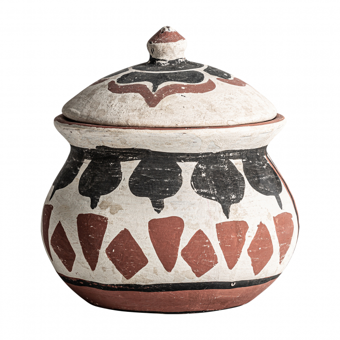 Vas etnic teracota multicolor|Vase decorative miniaturale [1]