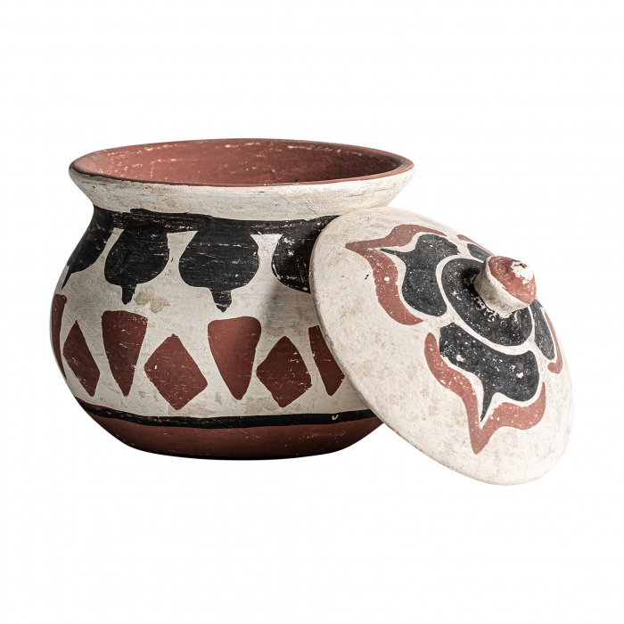 Vas etnic teracota multicolor|Vase decorative miniaturale [3]