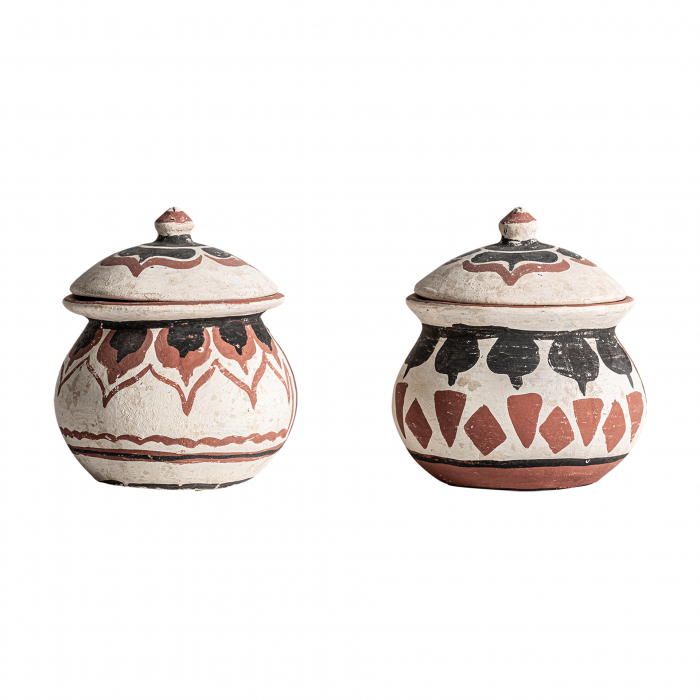 Vas etnic teracota multicolor|Vase decorative miniaturale [2]