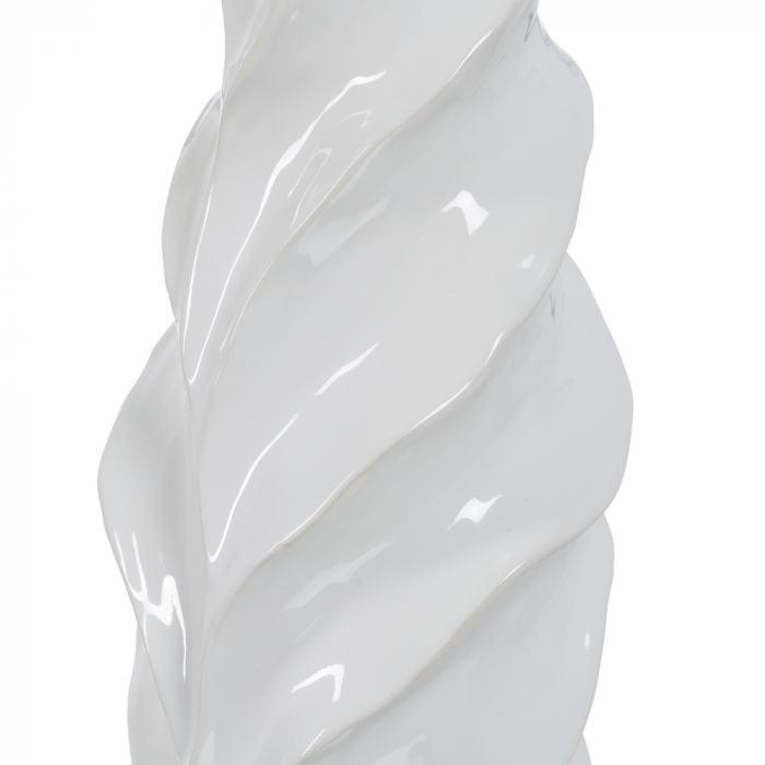 Vaza Alba Sculpturala CreativDeco - Piesa de Design pentru Flori [5]