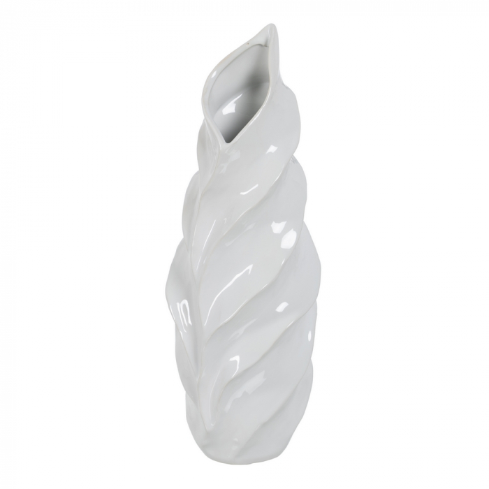 Vaza Alba Sculpturala CreativDeco - Piesa de Design pentru Flori [1]