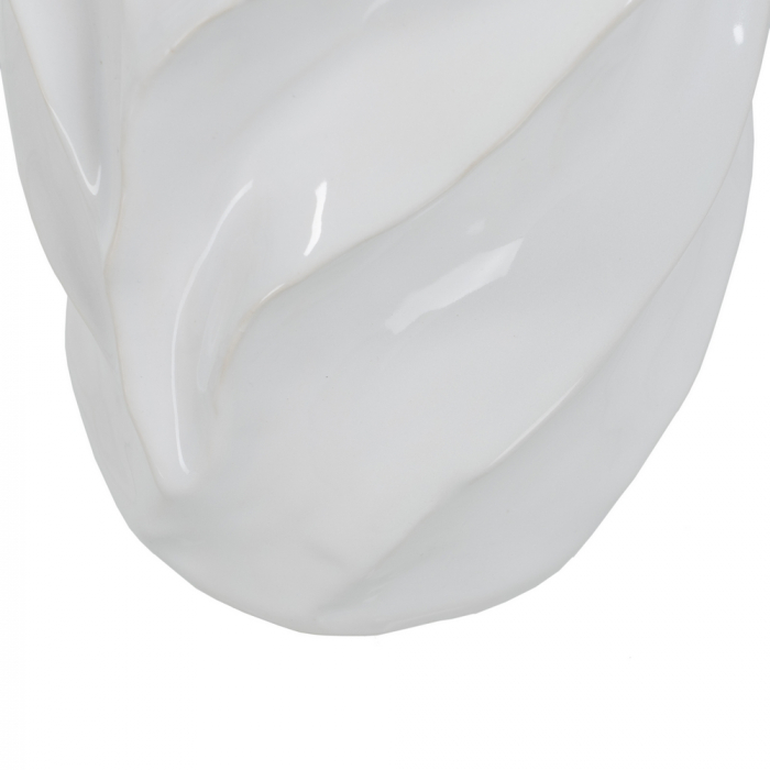 Vaza Alba Sculpturala CreativDeco - Piesa de Design pentru Flori [6]