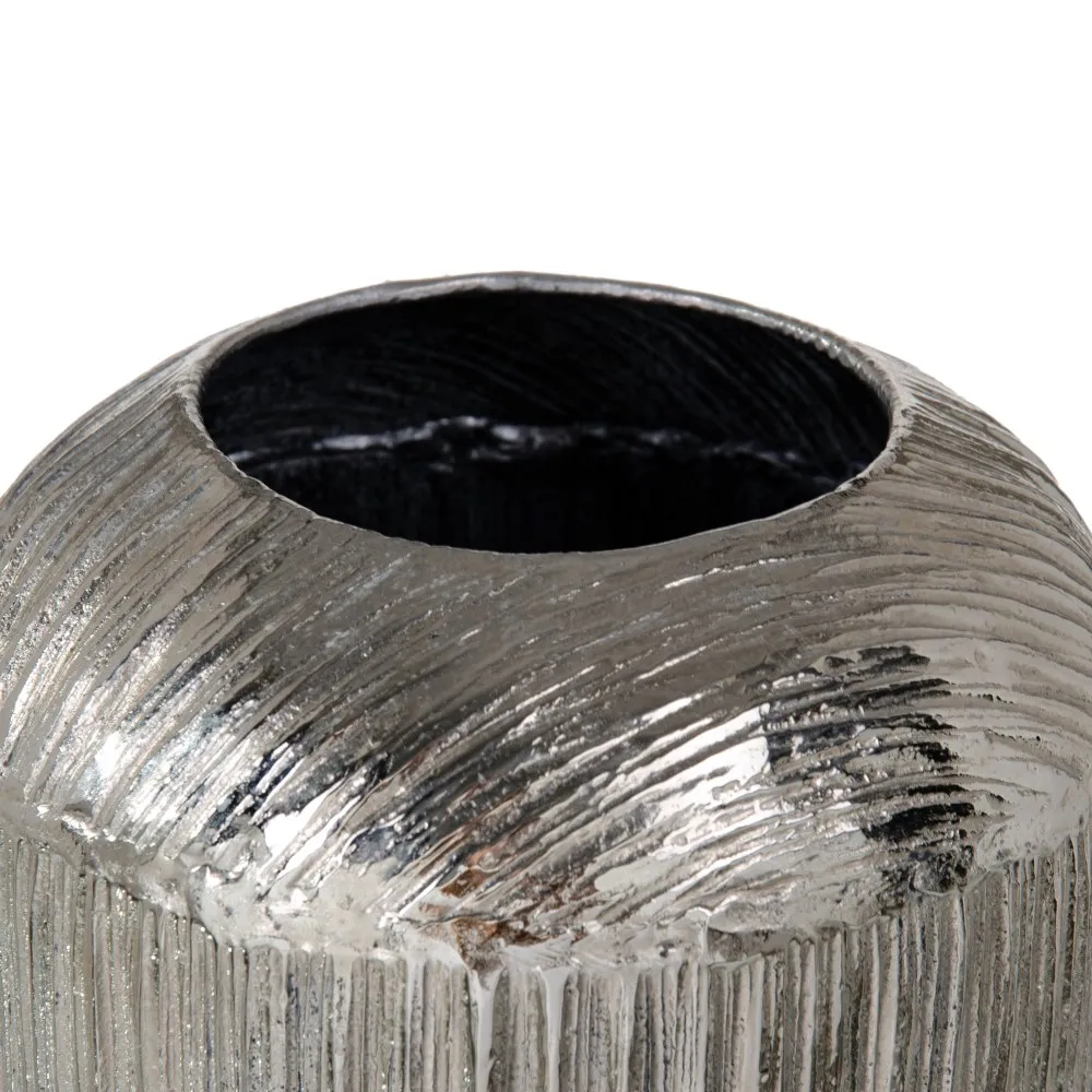 Vaza Cilindrica Argintie | Obiecte Decorative Vintage | Deco [4]