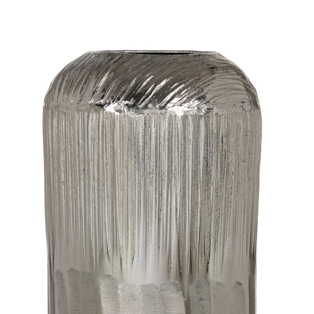Vaza Cilindrica Argintie | Obiecte Decorative Vintage | Deco [3]