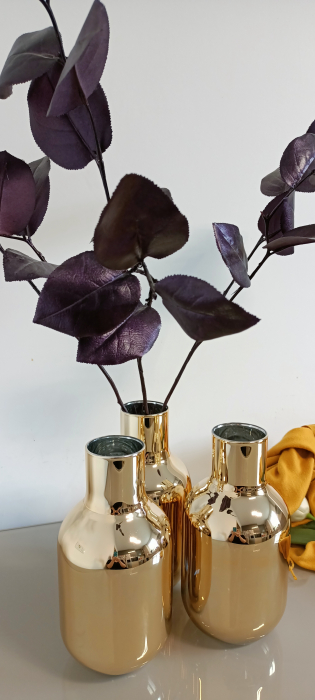 Vaza Bottle, sticla auriu - creativdeco.ro [3]