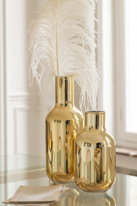 Vaza Bottle, sticla auriu - creativdeco.ro [2]