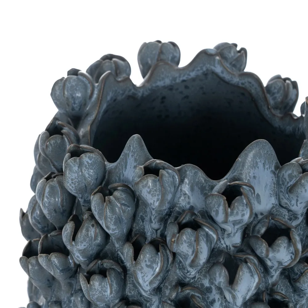Vaza Ceramica Blue, albastra - creativdeco.ro [3]