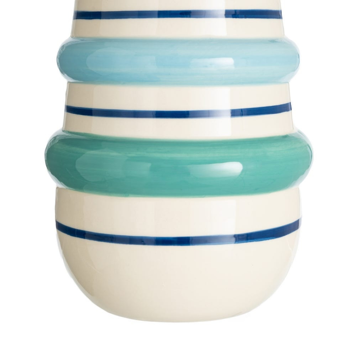Vaza ceramica cu inele colorate tip bratari [4]