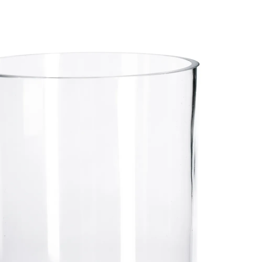 Vază cilindrică din sticlă transparentă pentru aranjamente florale [6]