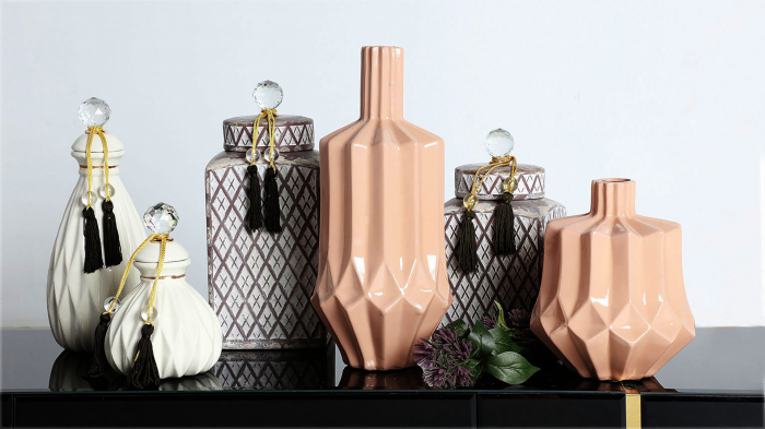 Vaza contemporana Ayaka roz|Vaze moderne premium [8]