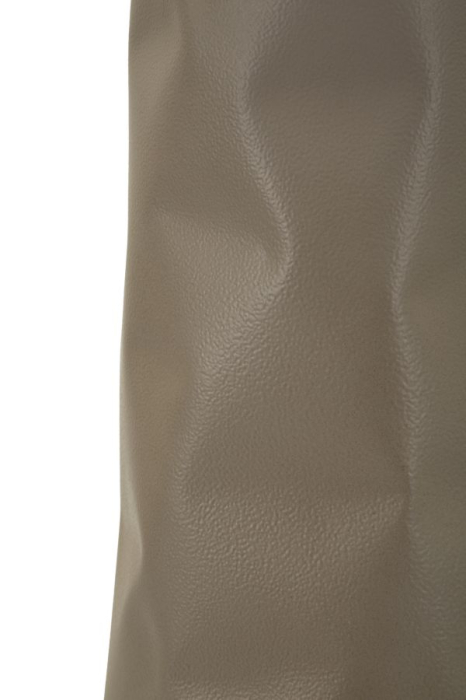 Vază crem din fier cu suprafață texturată neregulată, 50 cm înălțime [4]